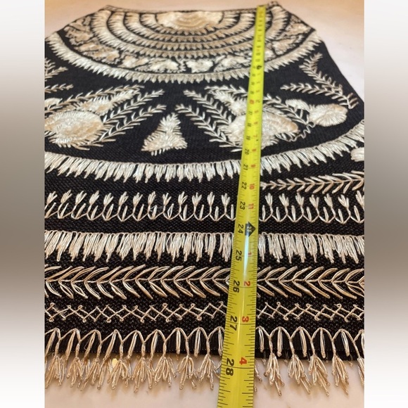 Ralph Lauren Collection Purple Label Embroidered Raffia Silk Dress Pencil Skirt - Picture 12 of 14